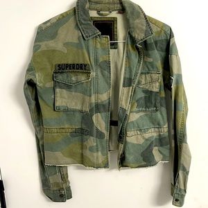 Faded camo SuperDry jacket